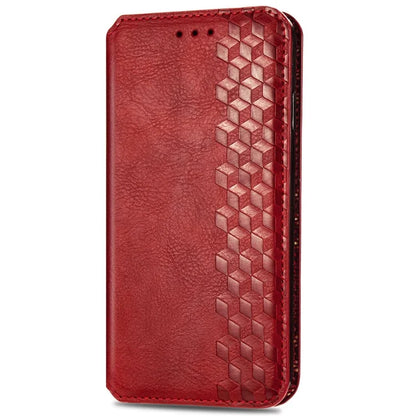 For Xiaomi Redmi Turbo 3 5G / Poco F6 5G Case Leather Strong Magnetic Phone Cover Imprinted Rhombus