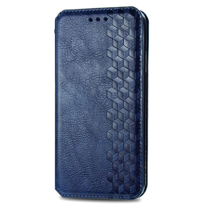 For Xiaomi Redmi 13 5G / 13 4G Case Rhombus Pattern Imprinted Leather Phone Cover Wallet Stand Card Slots
