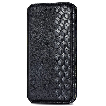 For Xiaomi Redmi 13 5G / 13 4G Case Rhombus Pattern Imprinted Leather Phone Cover Wallet Stand Card Slots