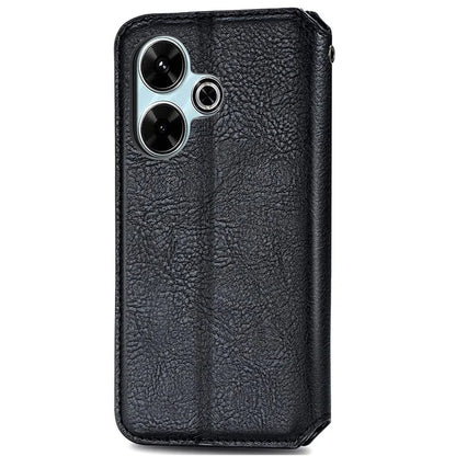 For Xiaomi Redmi 13 5G / 13 4G Case Rhombus Pattern Imprinted Leather Phone Cover Wallet Stand Card Slots