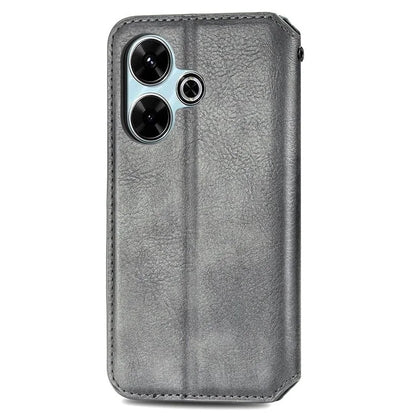 For Xiaomi Redmi 13 5G / 13 4G Case Rhombus Pattern Imprinted Leather Phone Cover Wallet Stand Card Slots