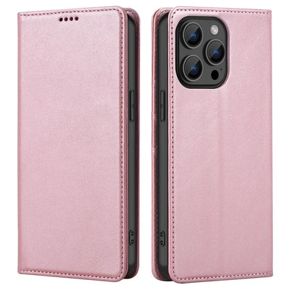 For iPhone 15 Pro Max Case RFID Blocking Wallet PU Leather Flip Phone Cover