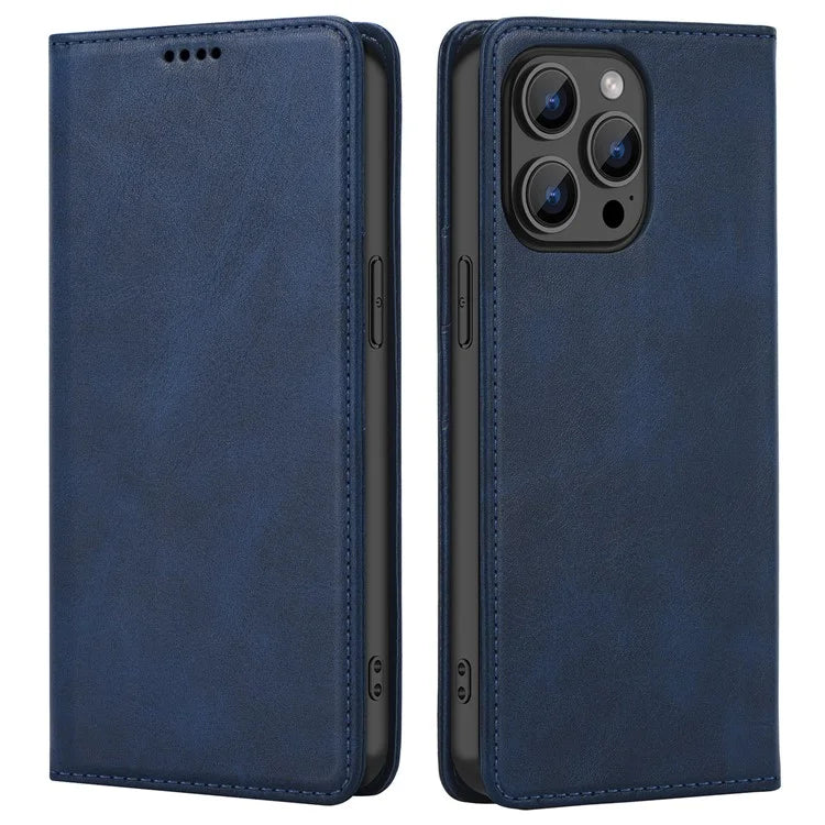 For iPhone 15 Pro Max Case RFID Blocking Wallet PU Leather Flip Phone Cover