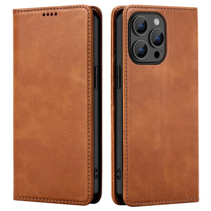 For iPhone 15 Pro Max Case RFID Blocking Wallet PU Leather Flip Phone Cover