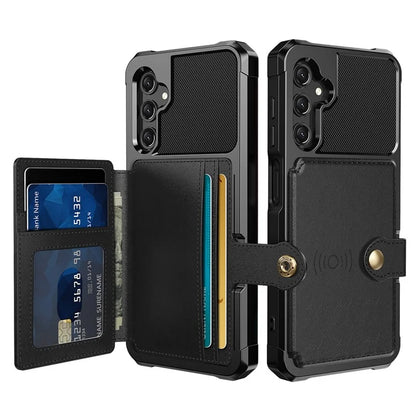 ZM03 For Samsung Galaxy A25 5G (Global) (161.0 X 76.5 X 8.3mm) Case PU Leather+TPU Anti Fall Phone Cover Card Slots