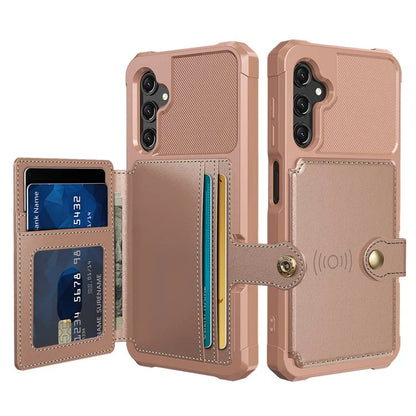 ZM03 For Samsung Galaxy A25 5G (Global) (161.0 X 76.5 X 8.3mm) Case PU Leather+TPU Anti Fall Phone Cover Card Slots