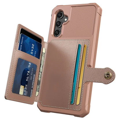 ZM03 For Samsung Galaxy A25 5G (Global) (161.0 X 76.5 X 8.3mm) Case PU Leather+TPU Anti Fall Phone Cover Card Slots