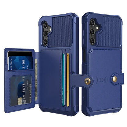 ZM03 For Samsung Galaxy A25 5G (Global) (161.0 X 76.5 X 8.3mm) Case PU Leather+TPU Anti Fall Phone Cover Card Slots