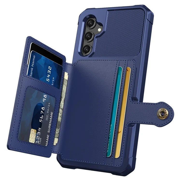 ZM03 For Samsung Galaxy A25 5G (Global) (161.0 X 76.5 X 8.3mm) Case PU Leather+TPU Anti Fall Phone Cover Card Slots