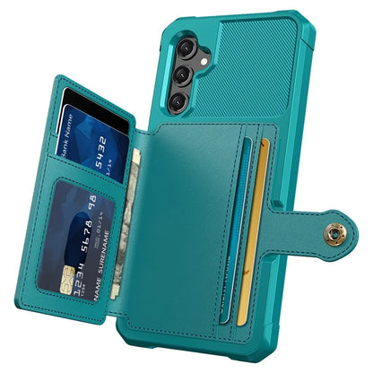 ZM03 For Samsung Galaxy A25 5G (Global) (161.0 X 76.5 X 8.3mm) Case PU Leather+TPU Anti Fall Phone Cover Card Slots
