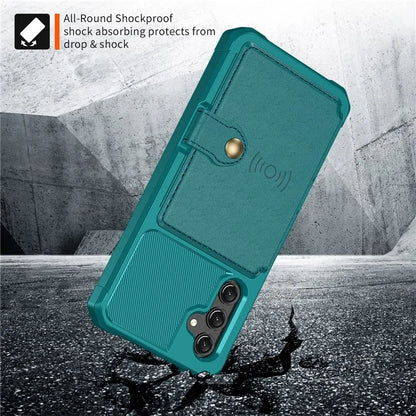 ZM03 For Samsung Galaxy A25 5G (Global) (161.0 X 76.5 X 8.3mm) Case PU Leather+TPU Anti Fall Phone Cover Card Slots