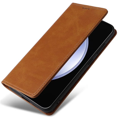 For Samsung Galaxy S23 FE Leather Phone Case with RFID Blocking Wallet