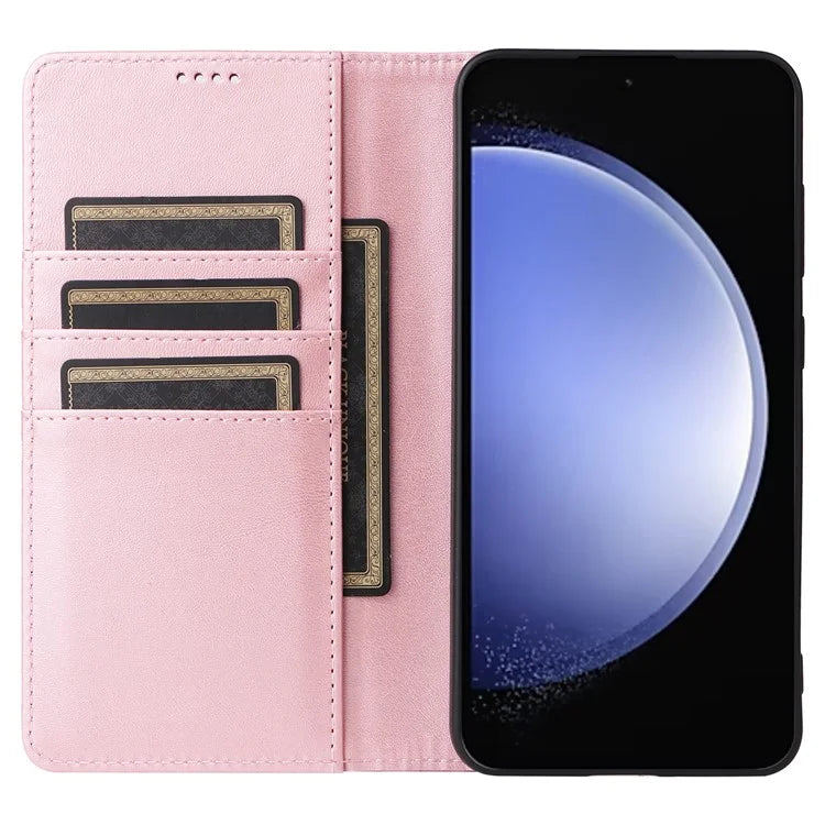 For Samsung Galaxy S23 FE Leather Phone Case with RFID Blocking Wallet