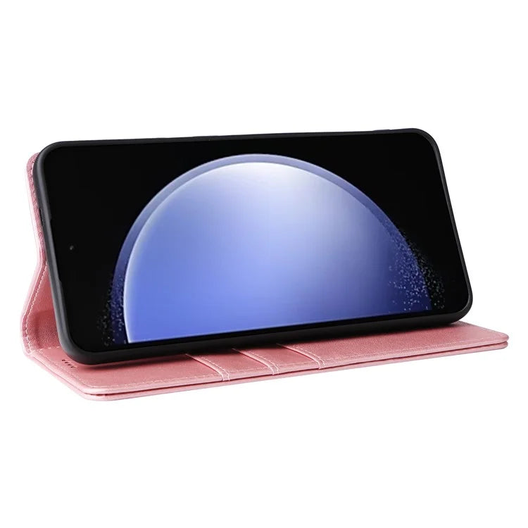 For Samsung Galaxy S23 FE Leather Phone Case with RFID Blocking Wallet