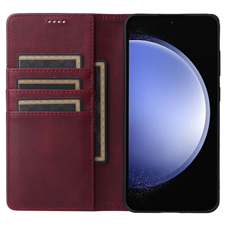For Samsung Galaxy S23 FE Leather Phone Case with RFID Blocking Wallet