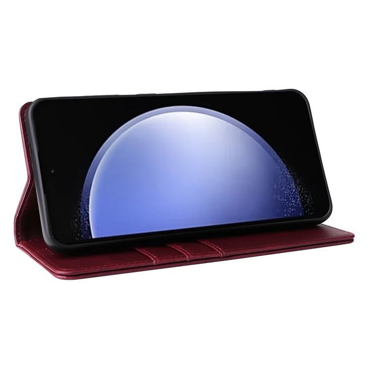 For Samsung Galaxy S23 FE Leather Phone Case with RFID Blocking Wallet