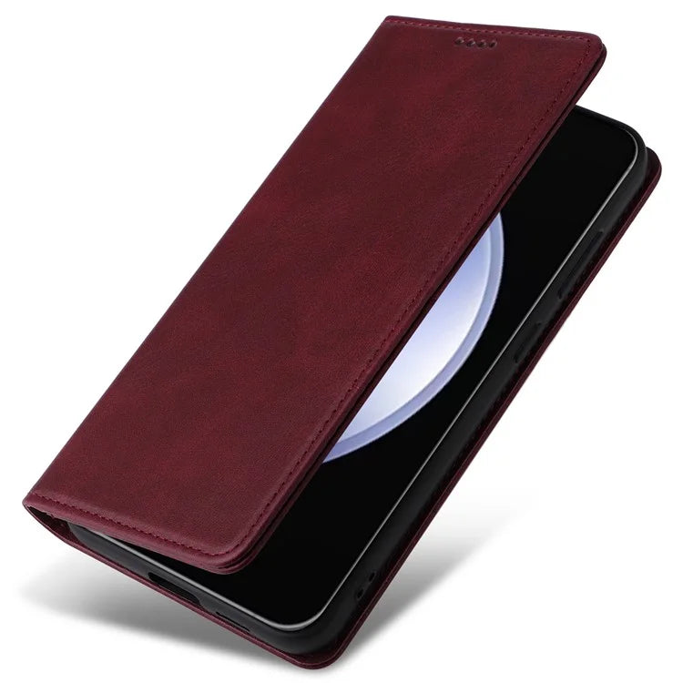 For Samsung Galaxy S23 FE Leather Phone Case with RFID Blocking Wallet