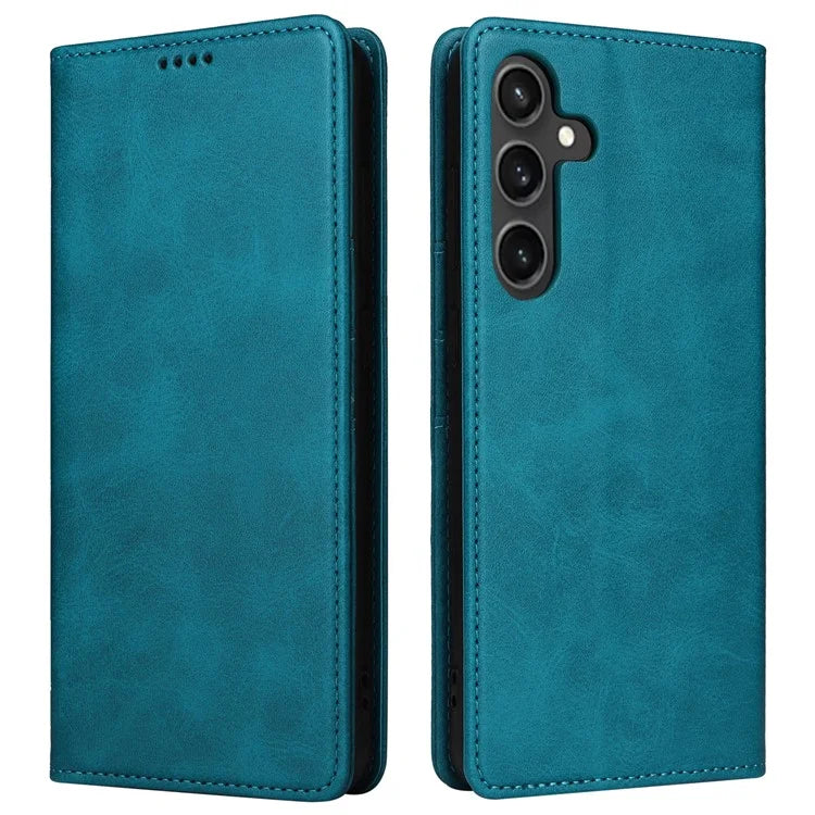 For Samsung Galaxy S23 FE Leather Phone Case with RFID Blocking Wallet