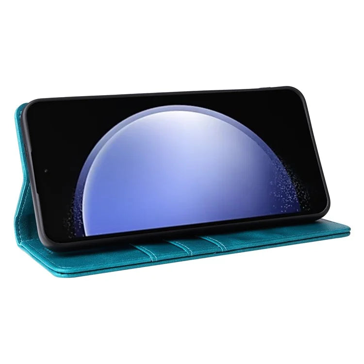 For Samsung Galaxy S23 FE Leather Phone Case with RFID Blocking Wallet