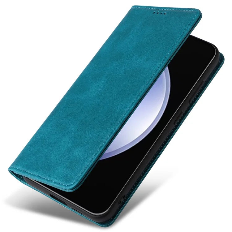 For Samsung Galaxy S23 FE Leather Phone Case with RFID Blocking Wallet