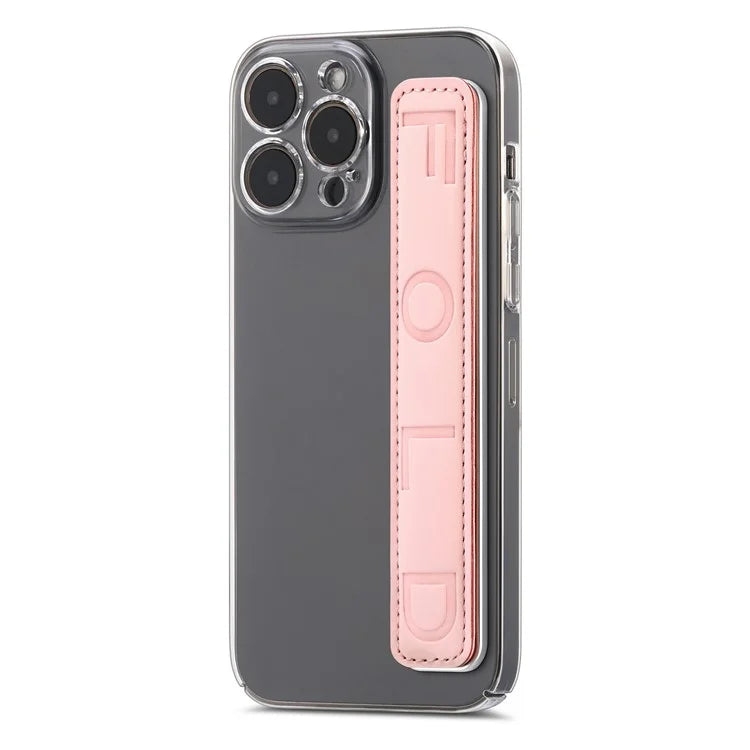 SP-03 PU Leather Phone Back Wrist Band Anti-Loss Adhesive Strap