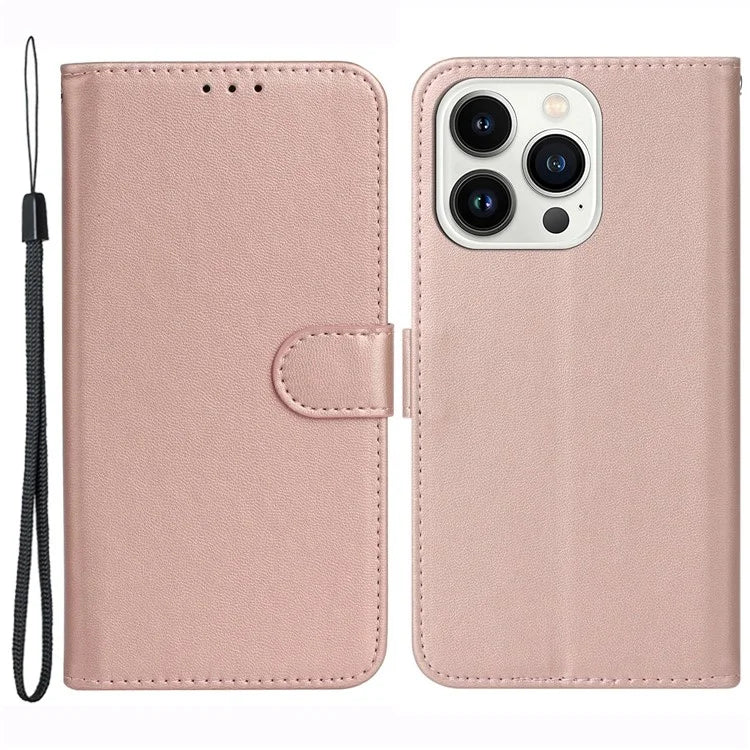 For iPhone 16 Pro Max Case Wallet PU Leather Phone Cover Shockproof TPU Inner Shell