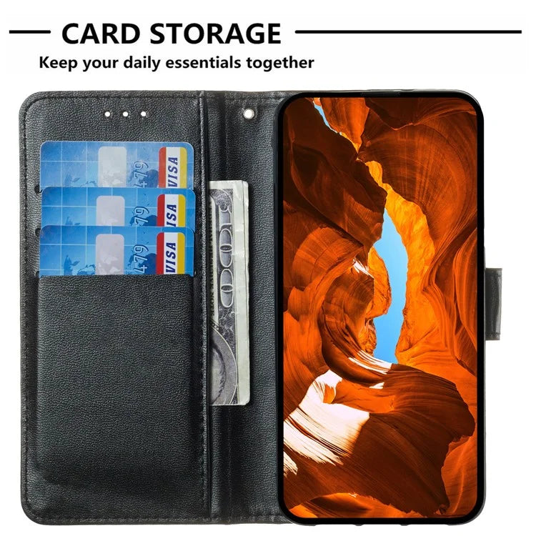 For iPhone 16 Plus Case Solid Color Leather TPU Shell Phone Cover