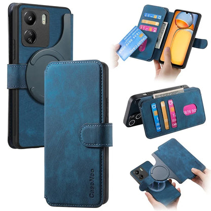 CASENEO MW-03 For Xiaomi Redmi 13C 4G / Poco C65 4G Case Leather+TPU Cover Detachable Wallet