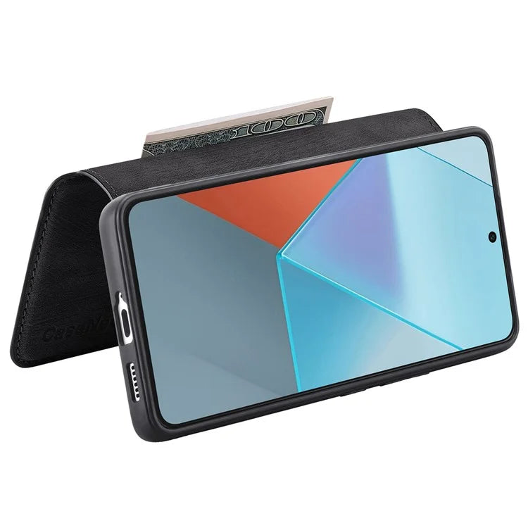 CASENEO MW-03 For Xiaomi Redmi Note 13 Pro 5G / Poco X6 5G Case Detachable Magnetic Wallet Cover
