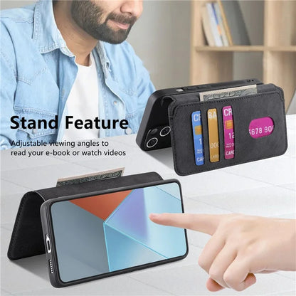 CASENEO MW-03 For Xiaomi Redmi Note 13 Pro 5G / Poco X6 5G Case Detachable Magnetic Wallet Cover