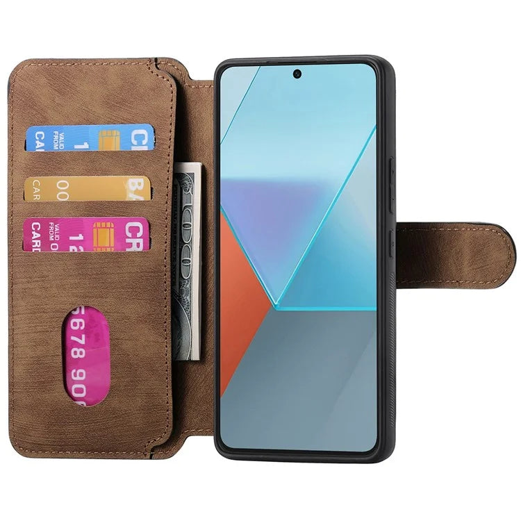 CASENEO MW-03 For Xiaomi Redmi Note 13 Pro 5G / Poco X6 5G Case Detachable Magnetic Wallet Cover