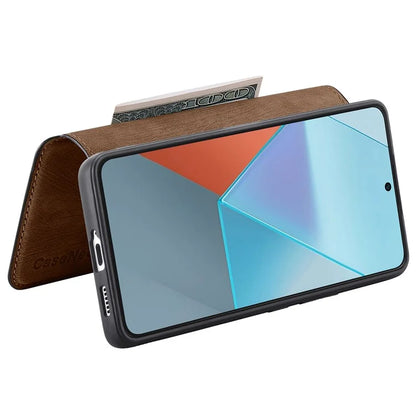 CASENEO MW-03 For Xiaomi Redmi Note 13 Pro 5G / Poco X6 5G Case Detachable Magnetic Wallet Cover