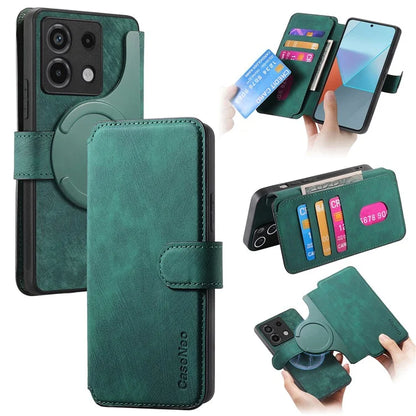 CASENEO MW-03 For Xiaomi Redmi Note 13 Pro 5G / Poco X6 5G Case Detachable Magnetic Wallet Cover