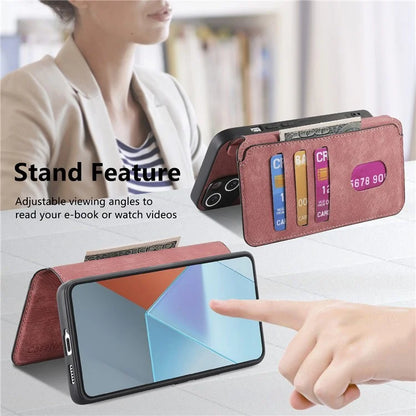 CASENEO MW-03 For Xiaomi Redmi Note 13 Pro 5G / Poco X6 5G Case Detachable Magnetic Wallet Cover