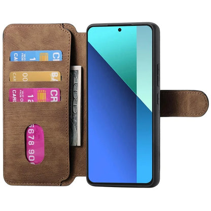 CASENEO MW-03 For Xiaomi Redmi Note 13 4G Case Leather+TPU Wallet Retro Phone Cover