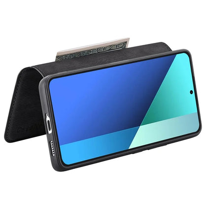 CASENEO MW-03 For Xiaomi Redmi Note 13 4G Case Leather+TPU Wallet Retro Phone Cover