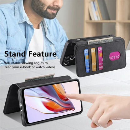 CASENEO MW-03 For Xiaomi Redmi 12C 4G Case Wallet Detachable Retro Phone Cover