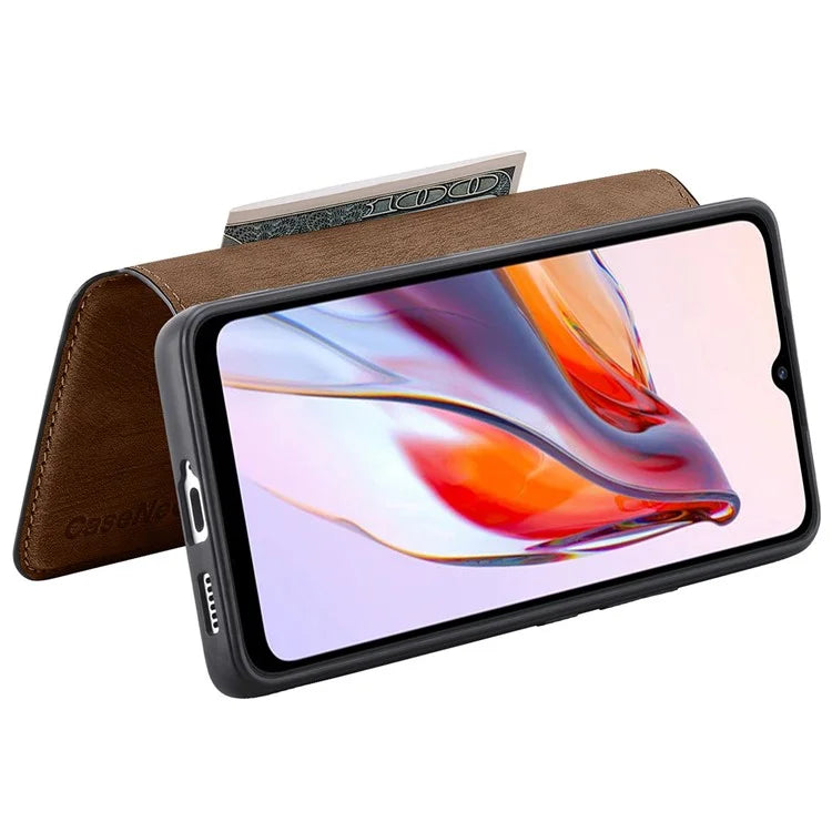 CASENEO MW-03 For Xiaomi Redmi 12C 4G Case Wallet Detachable Retro Phone Cover