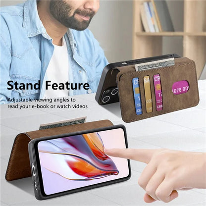 CASENEO MW-03 For Xiaomi Redmi 12C 4G Case Wallet Detachable Retro Phone Cover