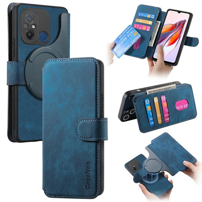 CASENEO MW-03 For Xiaomi Redmi 12C 4G Case Wallet Detachable Retro Phone Cover
