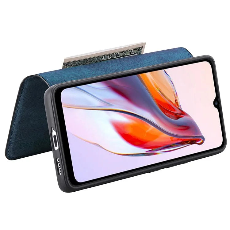 CASENEO MW-03 For Xiaomi Redmi 12C 4G Case Wallet Detachable Retro Phone Cover