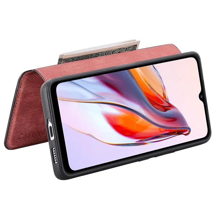 CASENEO MW-03 For Xiaomi Redmi 12C 4G Case Wallet Detachable Retro Phone Cover