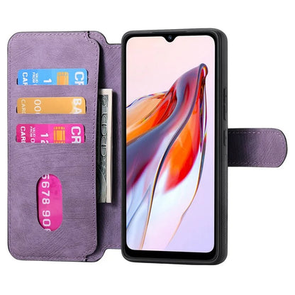 CASENEO MW-03 For Xiaomi Redmi 12C 4G Case Wallet Detachable Retro Phone Cover