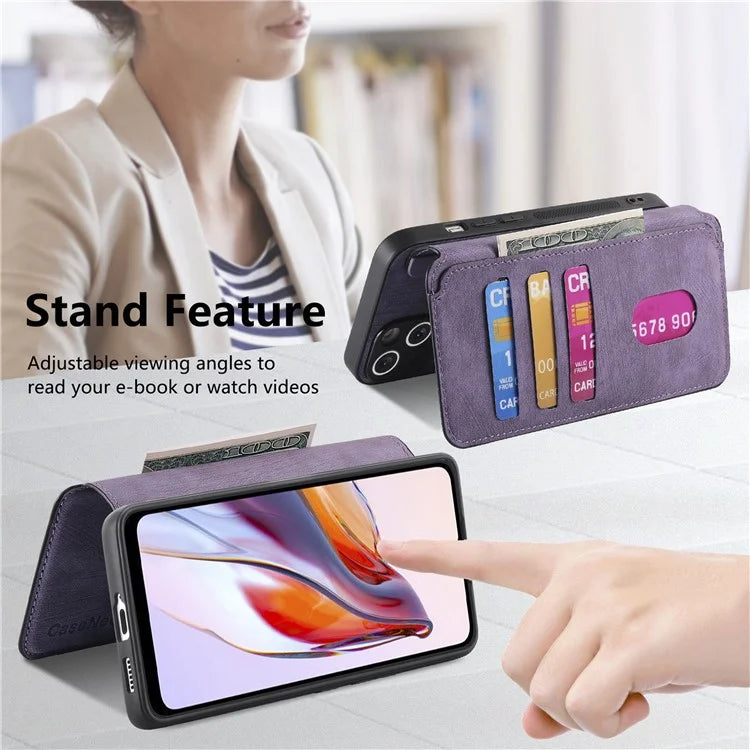 CASENEO MW-03 For Xiaomi Redmi 12C 4G Case Wallet Detachable Retro Phone Cover