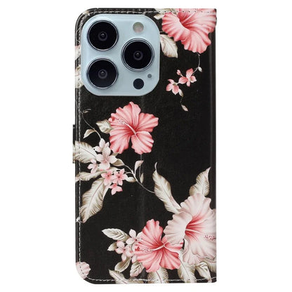 For iPhone 16 Pro Case Pattern Leather Phone Cover with Card Slots Holder