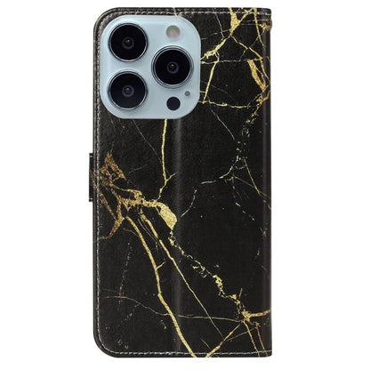 For iPhone 16 Pro Case Pattern Leather Phone Cover with Card Slots Holder