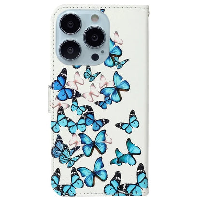 For iPhone 16 Pro Case Pattern Leather Phone Cover with Card Slots Holder