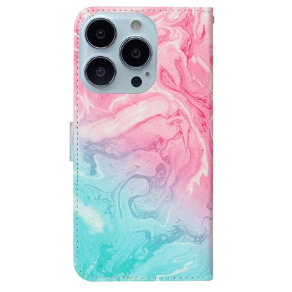 For iPhone 16 Pro Case Pattern Leather Phone Cover with Card Slots Holder