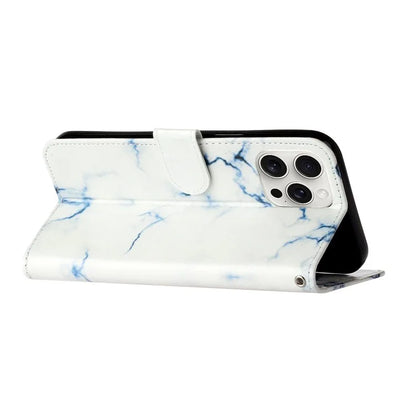 For iPhone 16 Pro Case Pattern Leather Phone Cover with Card Slots Holder