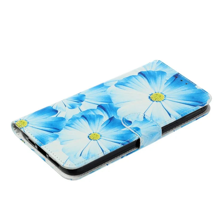 For iPhone 16 Plus Case Shockproof Leather Wallet Phone Cover Pattern Printing